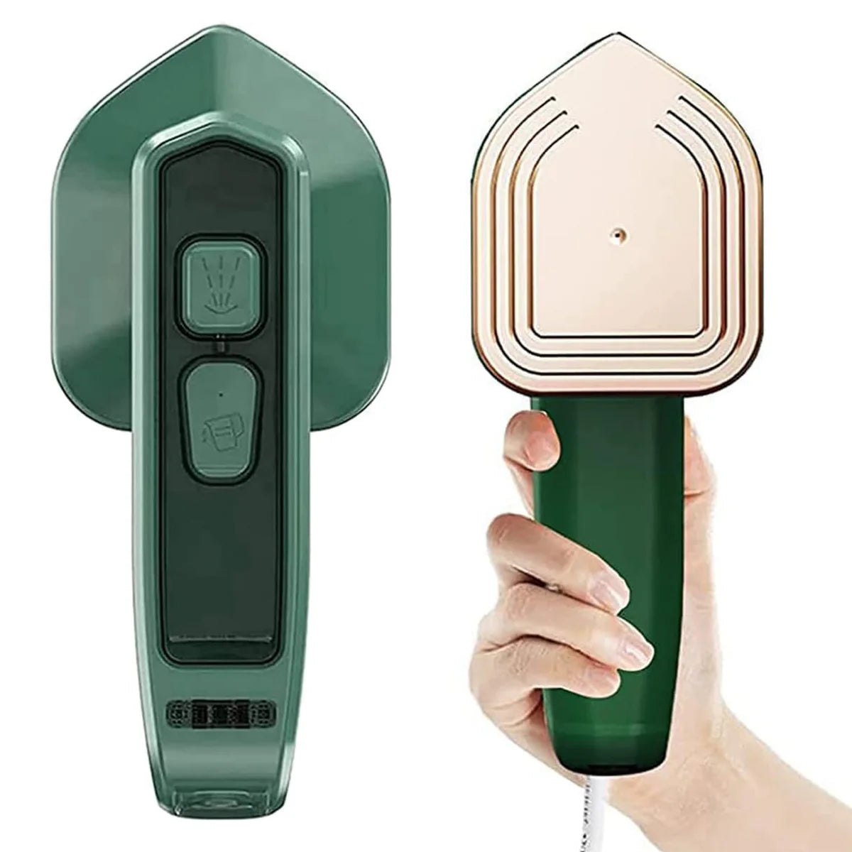 Portable Mini Steam Iron – Handheld Garment Steamer for Clothes, Travel-Friendly Quick Heat Dry & Steam Iron (1 Pc)