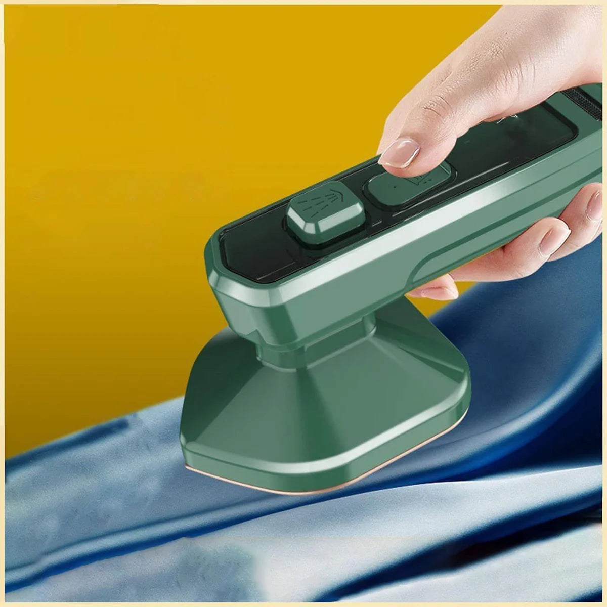Portable Mini Steam Iron – Handheld Garment Steamer for Clothes, Travel-Friendly Quick Heat Dry & Steam Iron (1 Pc)