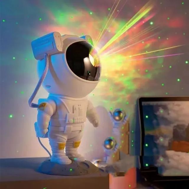 Premium Astronaut Galaxy Projector Night Light with Remote Control
