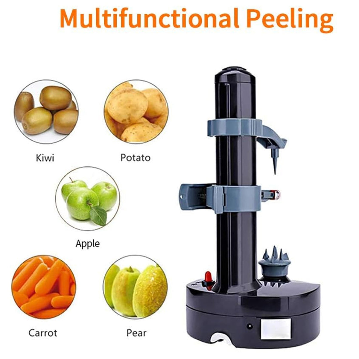 Multipurpose Electric Vegetable Fruit Peeler Automatic Potato Peeler (1 Pc)
71% OFF